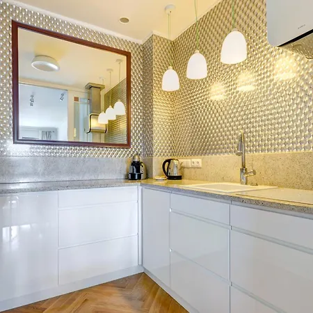 Apartment Dom & House Szafarnia Modern On The Motlawa River Danzig