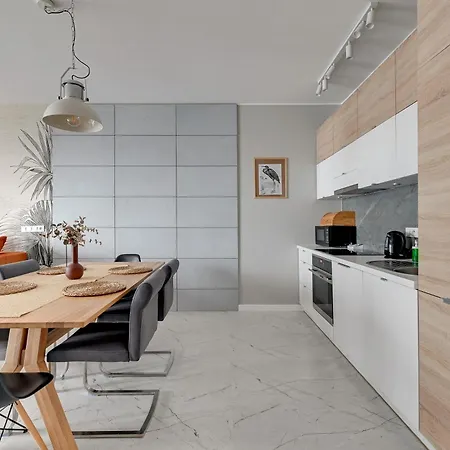 公寓 Dom & House Szafarnia Modern On The Motlawa River 格但斯克