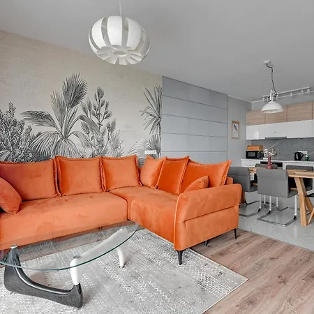 公寓 Dom & House Szafarnia Modern On The Motlawa River