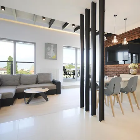 Dom & House Szafarnia Modern On The Motlawa River Apartment Danzig