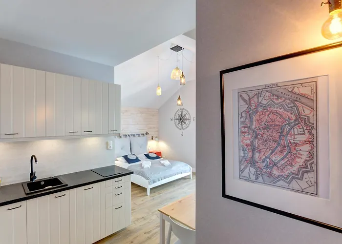 公寓 Szafarnia Luxury On The Motlawa River By Renters 格但斯克